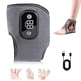 Rankaa 1 Stück Fußmassagegerät, 3-in-1 Fussmassagegerät, Portable Cordless Ankle Massagers With 3 Heat Settings 3 Vibration Modes für Knöchel, Ferse, Sohle