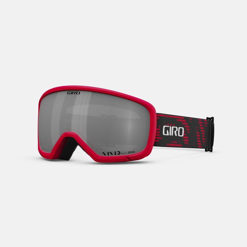 Image of Giro Ringo Goggle Red Reverb Strap with Vivid Onyx Lens