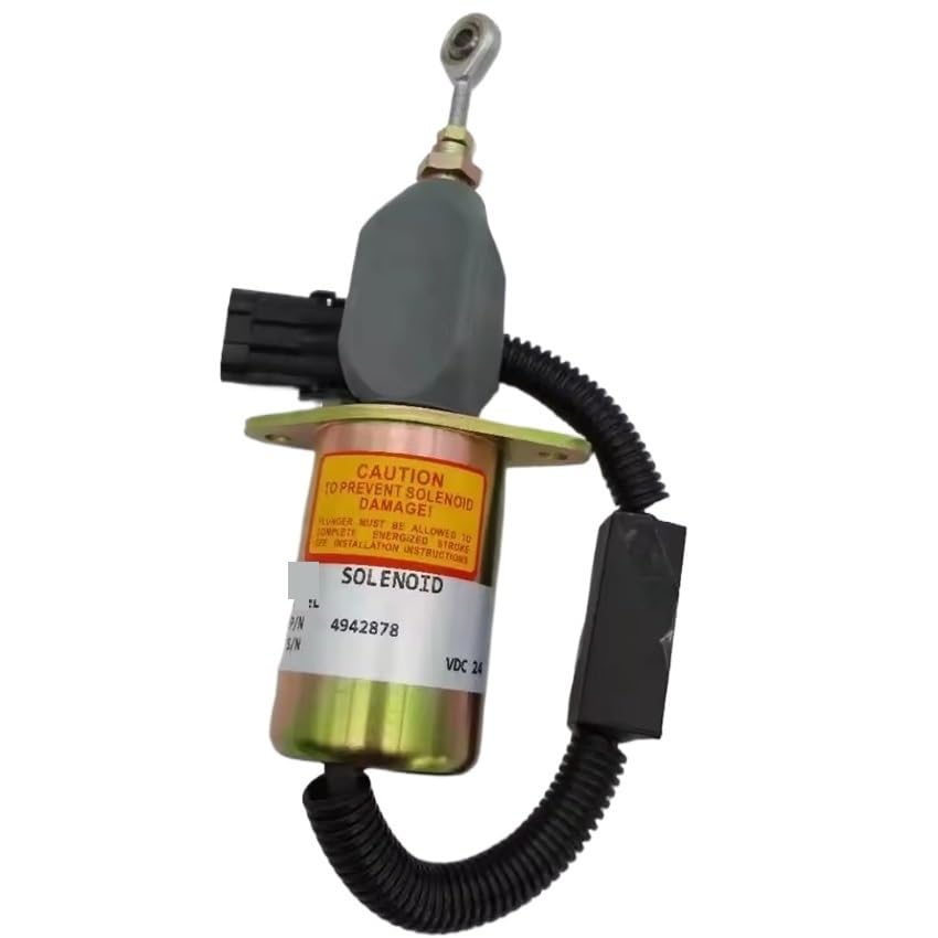 4942878 soupape solénoïde d'arrêt de carburant 24V pour moteur diesel 4.6 BT