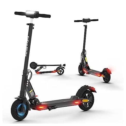 Elektro Scooter 30 Km Reichweite 350W Motor E-Scooter 8 Zoll Vollreifen Faltbarer Elektroroller für Jugendliche Und Erwachsene - S1