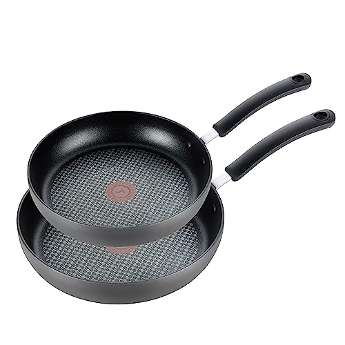 Comparison: Best Ultimate Non Stick Cookware 5 T-fal Ultimate Hard Anodized Nonstick Fry Pan Set 2 Piece, 8, 10 Inch, Oven Broiler Safe 400F, Kitchen, Cookware, Pots and Pans Set Non Stick, Frying Pans, Dishwasher Safe, Black