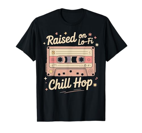 Motif Vintage Lo-FI Chill Hop T-Shirt