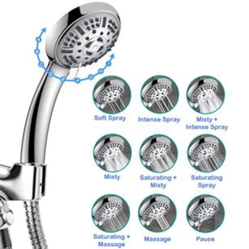 Pommeau de douche haute pression camping-car à 10 modes