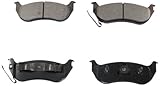 DuraGo BP981 MS Rear Semi-Metallic Brake Pad