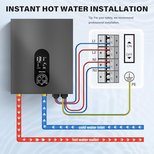 Chauffe-eau instantané sous évier idéal pour optimiser l'espace cuisine