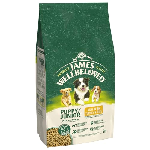 James Wellbeloved Dog Puppy Hypoallergenic Dry Food Turkey and Rice 2 kg - Image 2
