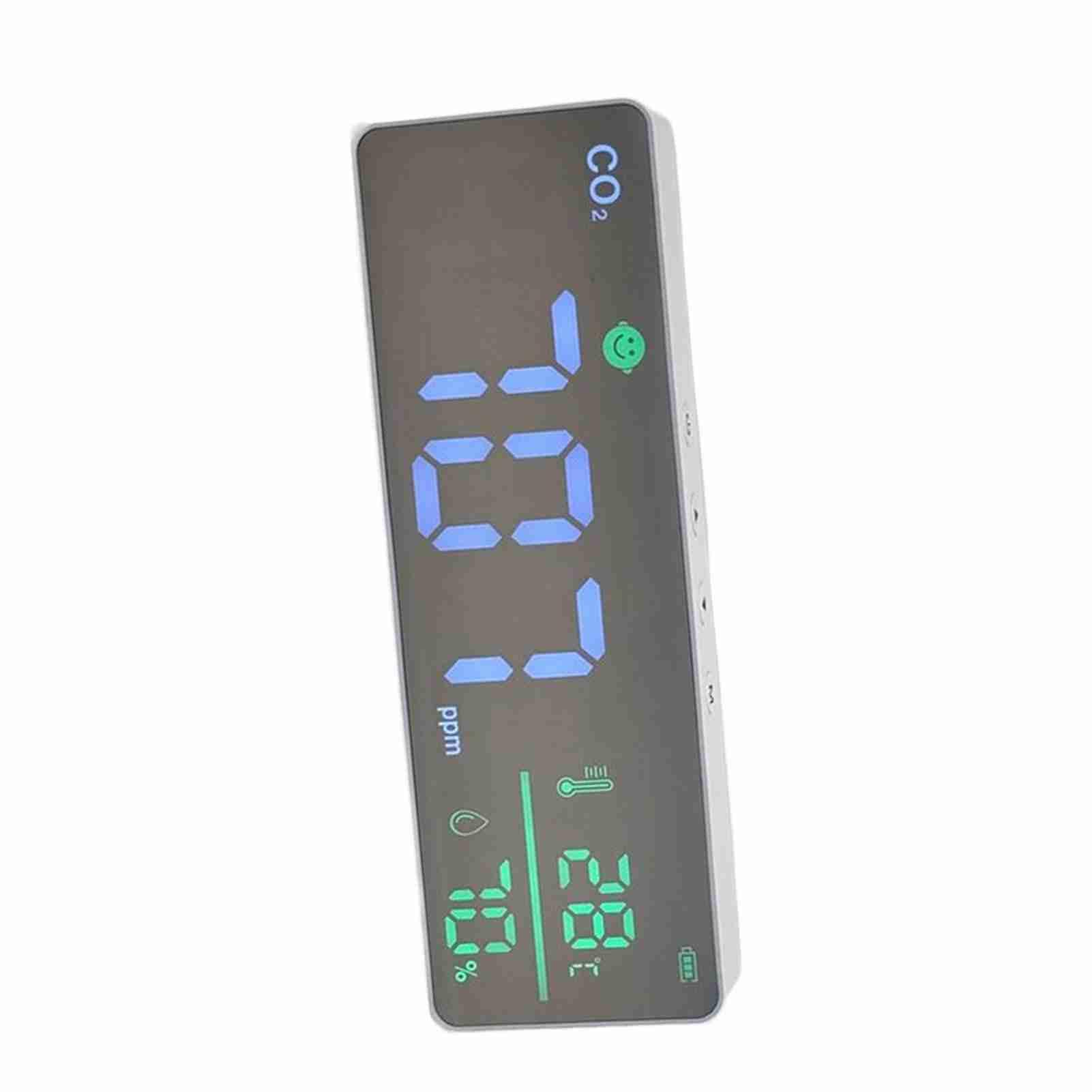 CHICIRIS Monitor de CO2 Interior con Batería Recargable para Hogar