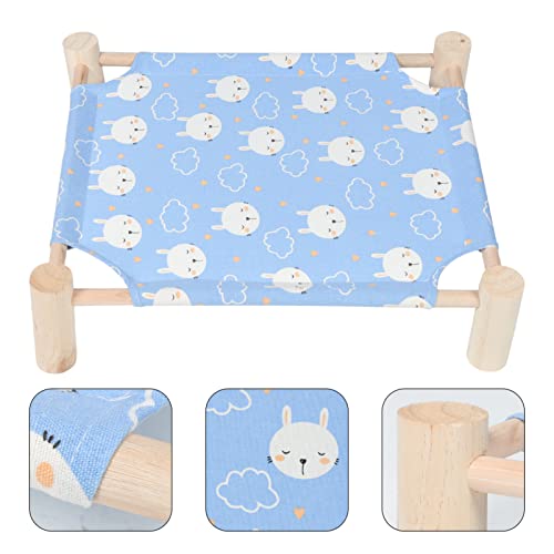 Ipetboom 2 Peças Cama de Rede de Gato Cama de Cama de Gato Ao Ar Livre Cama de Rato de Pé Alto Cama