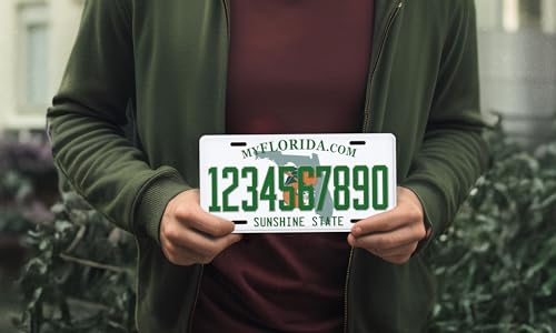 Personalized Florida License Plate Realistic Replica FL Auto Tag