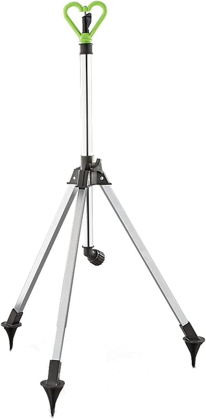 Revolving Tripod Sprinkler for Lawn Garden Adjustable 20 to 1900 Square Feet