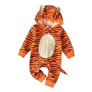 Jongens Meisjes Kinderen Leuke Tijger Dinosaurus Dier Hooded Onesie Pyjama Nachtpak Dress Up Hoodie Romper Peuter Lange…