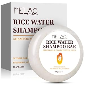 Natural Rice Water Shampoo Bar for Healthy and Nourished Hair