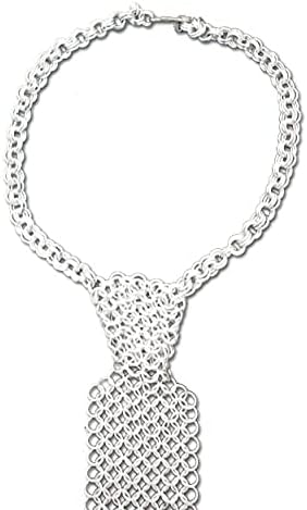 Medieval Warrior Chain Mail Clothing Aluminum Butted Neck Tie