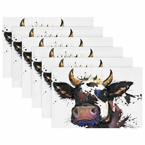 Set de table vache isolant pour stopper la chaleur des plats sur les tables fragiles