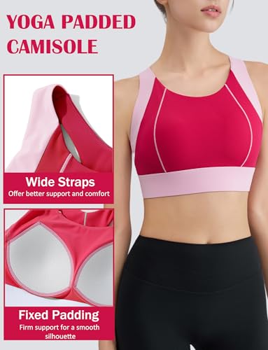 Soutien-gorge de sport avec coussinets intégrés et compression dos nageur - 3