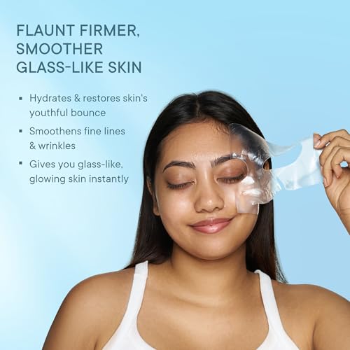 Quench Snail Mucin Korean Collagen Boost Mask with Niacinamide & Hyaluronic Acid for Glass Skin within 5 Hours | Korean Bio-Collagen Overnight Mask for Deep Hydration | Reduces Pigmentation, Wrinkles & Fine Lines (45g, 1 Piece)