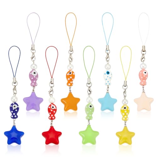 Breloques kawaii en porcelaine acrylique PandaHall pour téléphone et sac