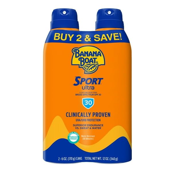 Sport Ultra Sunscreen Spray Teen Pack SPF 30 6 Oz LIGHTWEIGHT BREATHABLE FORMULA HIGH-PERFORMANCE SUNSCREEN FREE FROM Oxybenzone