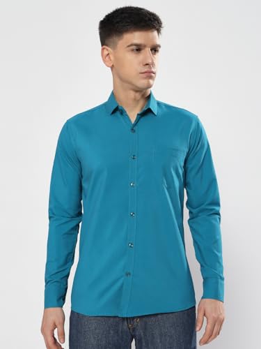 Image of Men's Polycotton Solid Shirt Pack of 3 | Regular Fit Full Sleeve Casual & Formal Wear Shirt Combo for Men | Soft & Durable Shirts
