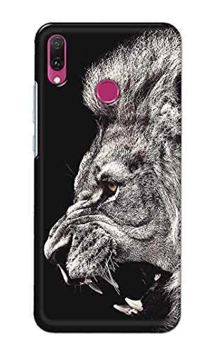 Image of Roaring Lion Hard Back Case Cover for Huawei Y6 (2019) / Huawei Y6 Prime (2019) Back Cover -(J5) VNS2225