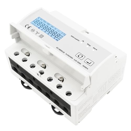 Compteur d'énergie triphasé contre les factures d'électricité excessives