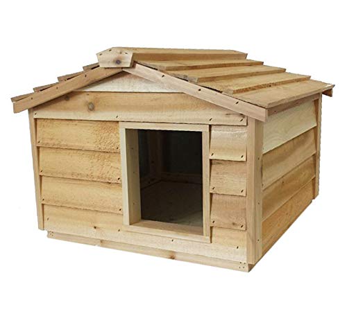 Cozycatfurniture Insulated Cedar Cat House For Outdoor Or Feral Cats Waterproof Cat Shelter #TOP26