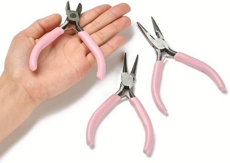 3Pcs/Set Needle Nose Pliers Diagonal Pliers Wire DIY Jewelry Jewelry Tool