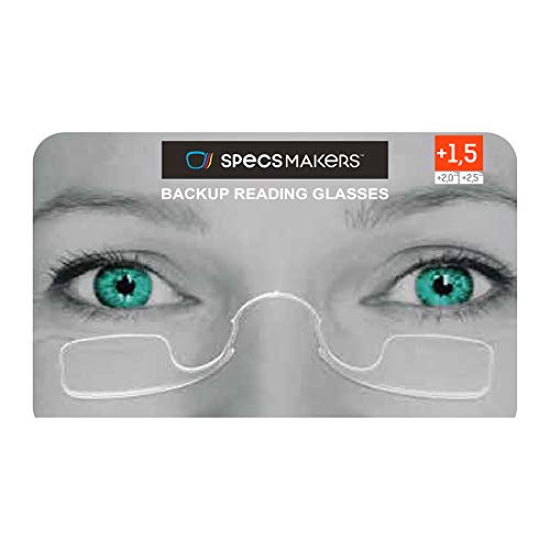 Image of SPECSMAKERS Unisex Rectangle Backup Reading Eyeglasses