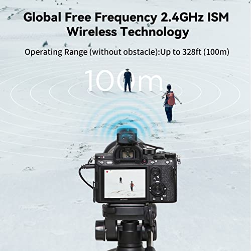 Boya Wireless Lavalier Microphone System, By-Xm6 2.4Ghz Dual Lavalier Mic Lapel Microphone For Iphone/Android, Dslr Camera Microphone Real-Time Audio Monitor Recording Vlog Transmitter 2 + Receiver 1 #TOP4