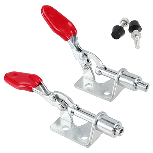 Pingeui 20 Pack Push Pull Quick Release Toggle Clamp, Adjustable 301Am Toggle Clamp, Push Pull Action Toggle Clamp For Woodworking #TOP3