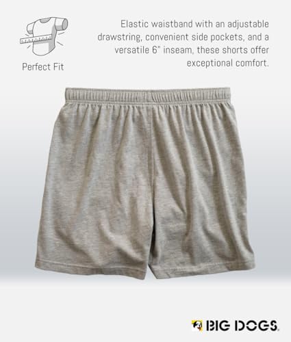 Big Dogs Brand Knit Shorts for Men | Big and Tall Shorts for Men | Men's Sleep Shorts | Sizes SM-5XL | Elastic Waist4