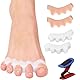 HNYGS-EU Zehenspreizer Hallux Valgus Silikon, 4 Stück Zehenspreizer, 1 Stück Korrekturbandage, Zehenspreizer, zur Linderung von Hallux Valgus Schmerzen, geeignet für Herren und Damen