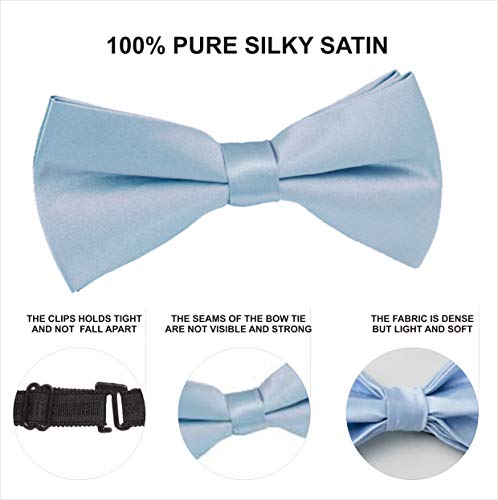Image of Tuxedo Neck bow tie for Infants,Kids,Toddlers, Boys,Men - Hand sewn & Handcrafted