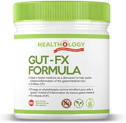 Healthology Gut-FX Formula – Gut Lining Repair & Digestive Support – Helps IBS, Leaky Gut & Bloating – 180 g Powder – Non-GMO, Gluten-Free