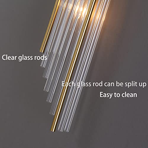 Hydelite Modern Gold Vanity Light Set Of 2 Crystal Wall Sconce With Clear Glass Wall Light For Bathroom #TOP1