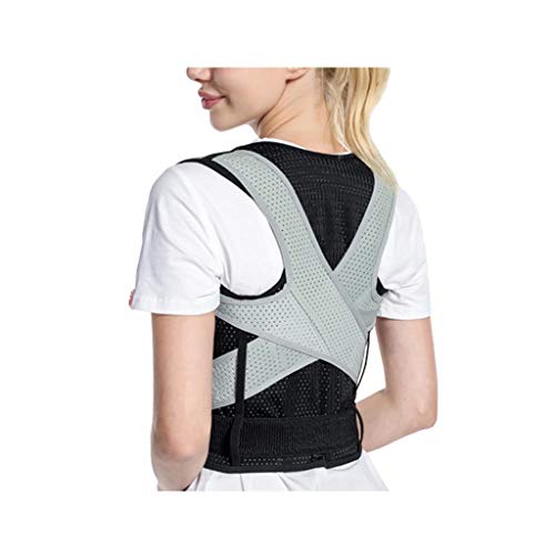 Correcteur tissu respirant boucle double Y cross épaule frêne noir pour dos