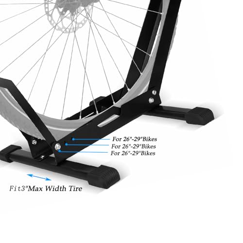 BERHICHAD Faltbar Radständer für MTB und Rennrad,Fahrradständer Boden 20 bis 29 Zoll0,Fahrrad Ständer für Ihre Garage,Haus oder Fahrradgeschäft,