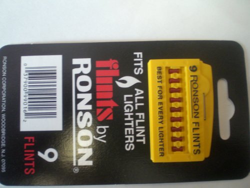 Ronson Flints 9 Per Pack