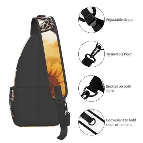Bolso cruzado estilo bandolera negro para viajar miniatura 5