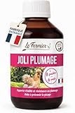 🐔 PLUMAGE PLUS BEAU RAPIDEMENT – Favorise une repousse rapide et un plumage dense et brillant ✨ SPÉCIAL MUE – Idéal pendant la mue ou en cas de plumes abîmées 🛡️ RENFORCE LA PEAU ET LES PLUMES – Grâce à la méthionine et au zinc essentiels 🥚 SANS RISQUE POUR LES ŒUFS – Aucun impact sur le goût ou la qualité 💧 UTILISATION FACILE – Se dilue directement dans l’eau de boisson