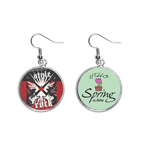 Pendientes de guitarra rock ideales para festivales y moda de primavera