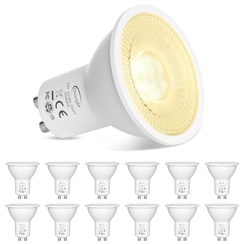 ChangM GU10 LED Bulbs, Warm White 2700K, 8W 720lm, 70W Halogen Spotlight Bulb Equivalent, Energy Saving GU10 LED Light Bulbs