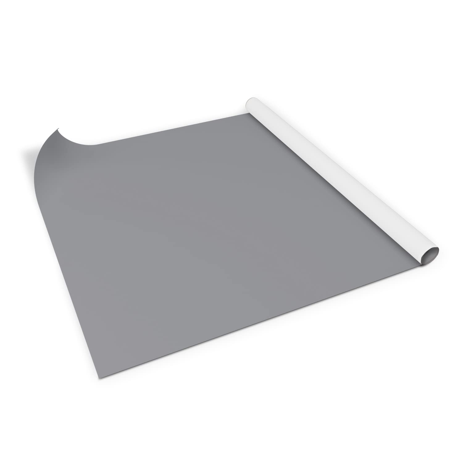 Film adhésif pour meubles pour masquer les rayures, rouleau feuille collante gris mat placards