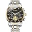 G2856g|silber Gold Band Schwarz Gesicht