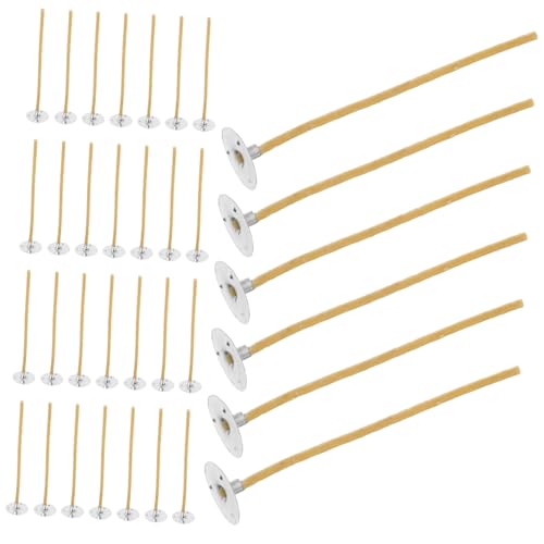 Mechas trenzadas para velas con base encerada 100 pcs