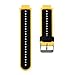 ZSZCXD Soft Silicone Replacement Watch Band for Garmin Forerunner 235/220 / 230/620 / 630/735 Smart Watch (01 Yellow & Black)
