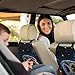 Gjieliness Cute Baby Owl Sitting On The Clouds Car Seat Back Kick Protectors,2 Pack Adorable Cartoon Owl Kick Mats With Storage Pockets For Vehicles To Protect From Dirt Mud Scratches