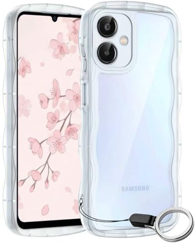 HILEGENER for Galaxy A25 5G SC-53F SCG33 ���킢�� �P�[�X ���˂��� �����Y�ی� �ϏՌ� Galaxy a25 5g �p����~�� �X�}�z�P�[�X�E�F�[�u �f�U�C�� ��Ƀt�B�b�g TPU�J�o�[ �؍� ���� �V���R���o��