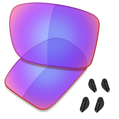 Image of SAUCER Premium Replacement Lenses & Nosepads for Oakley Double Edge OO9380-66mm Sunglasses