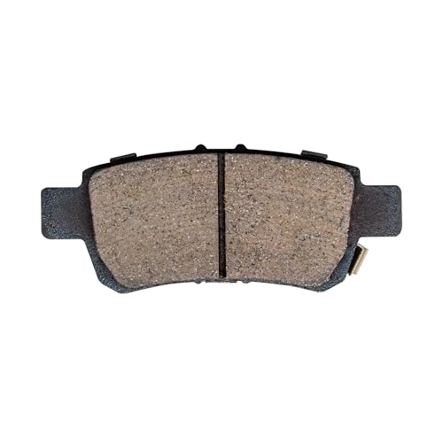 Image of Detroit Axle - Rear Brake Pads for 05-10 Honda Odyssey, Ceramic Brake Pads w /Hardware 2005 2006 2007 2008 2009 2010 Replacement
